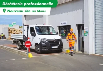 Visuel homepage déchèterie professionnelle Brangeon Recyclage Trangé Le Mans